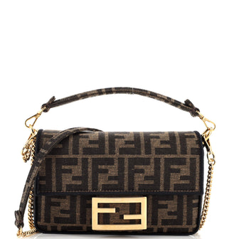 Fendi Baguette NM Bag Zucca Canvas Mini