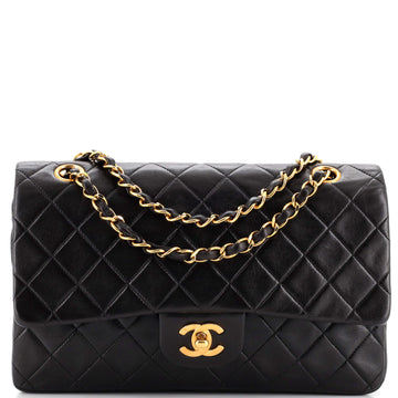 Chanel Vintage Classic Double Flap Bag Quilted Lambskin Medium