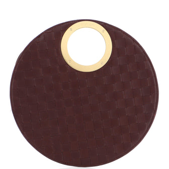 Bottega Veneta BV Round Rim Clutch Intrecciato Nappa
