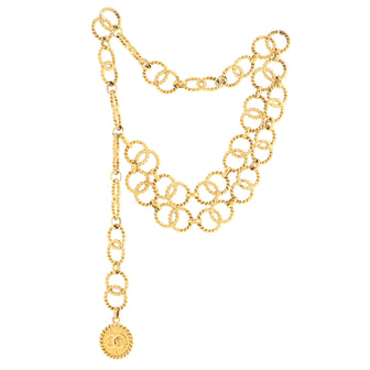 Chanel CC Chain Loop Medallion Belt Metal