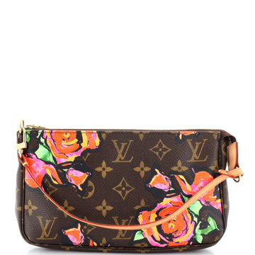 Louis Vuitton Pochette Accessoires Limited Edition Monogram Roses