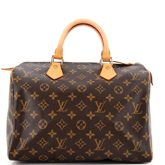 Louis Vuitton Speedy Handbag Monogram Canvas 30