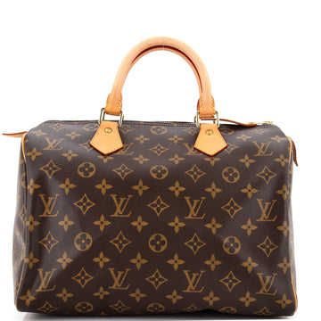 Louis Vuitton Speedy Handbag Monogram Canvas 30