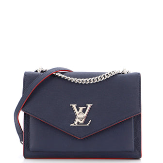 Blue Louis Vuitton My Lockme BB Crossbody Bag