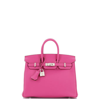 Hermes Birkin Handbag Verso Novillo with Palladium Hardware 25