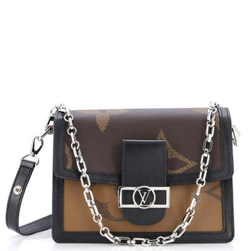 Louis Vuitton Dauphine Shoulder Bag Reverse Monogram Giant MM