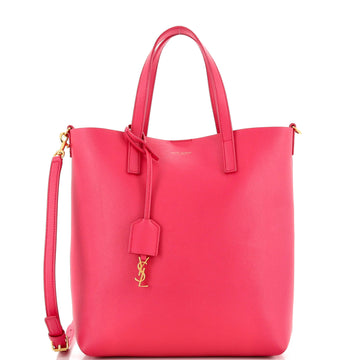 Saint Laurent Shopper Tote Leather Toy
