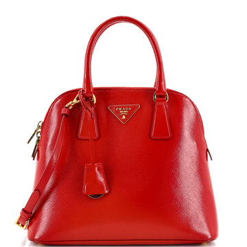 Prada Promenade Bag Vernice Saffiano Leather Tall