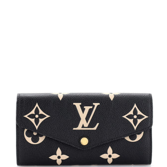 Louis Vuitton Black Empreinte Leather Sarah Wallet - A World Of