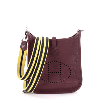 Hermes Evelyne Crossbody Gen III Clemence TPM Red 2155003