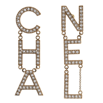 Chanel CHA-NEL Drop Earrings Metal with Crystals
