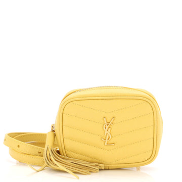 Saint Laurent Lou Camera Bag Matelasse Chevron Leather Baby