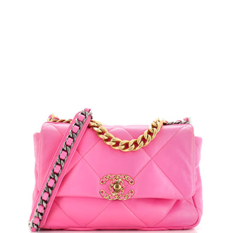 Chanel 19 Flap Bag Quilted Leather Medium