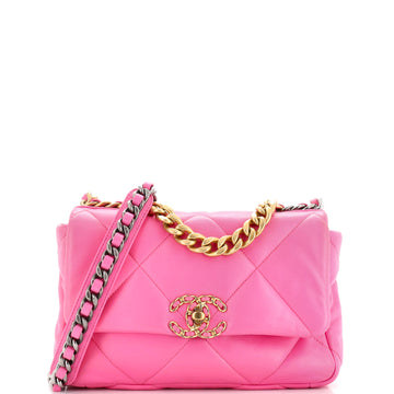 Chanel 19 Flap Bag Quilted Leather Medium