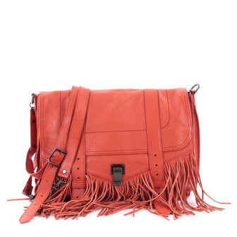 Proenza Schouler PS1 Fringe Runner Handbag Leather Large 2155601