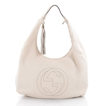 Gucci Soho Hobo Leather Large Neutral 2156301
