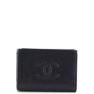 Chanel Timeless CC Trifold Wallet Shiny Aged Calfskin Compact