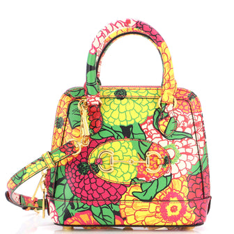 Gucci Horsebit 1955 Top Handle Bag Printed Leather Mini
