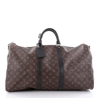 Louis Vuitton Keepall Bandouliere Bag Macassar Monogram 2156401