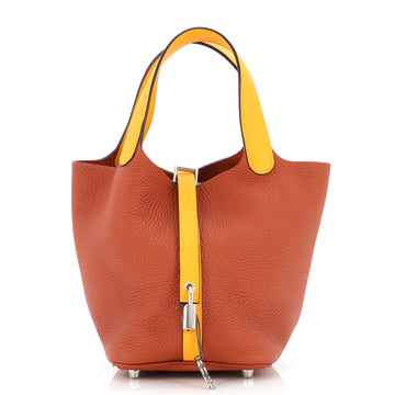 Hermes Picotin Lock Bag Bicolor Clemence PM