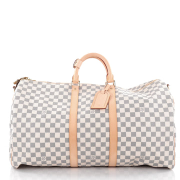 Louis Vuitton Keepall Bandouliere Bag Damier 55 White 2156701