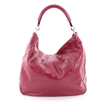 Saint Laurent Roady Hobo Patent Large Pink 2156703