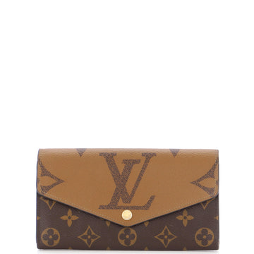 Louis Vuitton Sarah Wallet NM Reverse Monogram Giant and Monogram Canvas