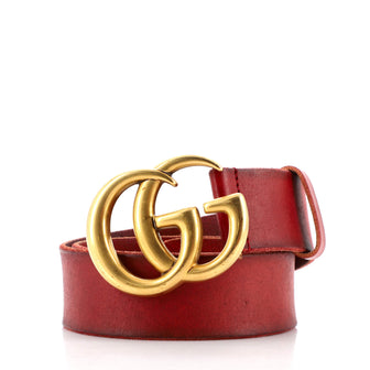 Gucci GG Marmont Belt Leather Wide