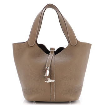 Hermes Picotin Lock Bag Clemence MM