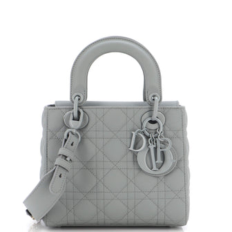 Christian Dior Ultra Matte My ABCDior Lady Dior Bag Cannage Quilt Calfskin