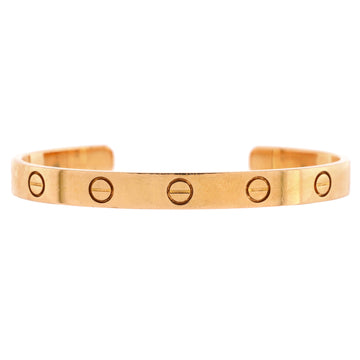 Cartier Love Cuff Bracelet 18K Rose Gold