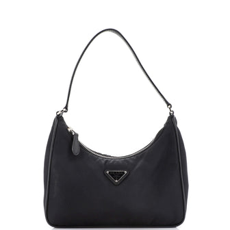 Prada Re-Edition 2005 Hobo Tessuto with Saffiano Leather Mini