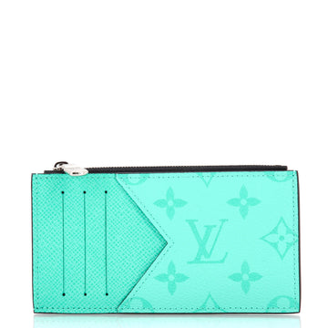 Louis Vuitton Coin Card Holder Monogram Taigarama