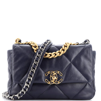 Chanel 19 Flap Bag Quilted Leather Medium
