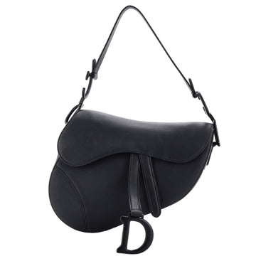 Christian Dior Ultra Matte Saddle Handbag Leather Medium