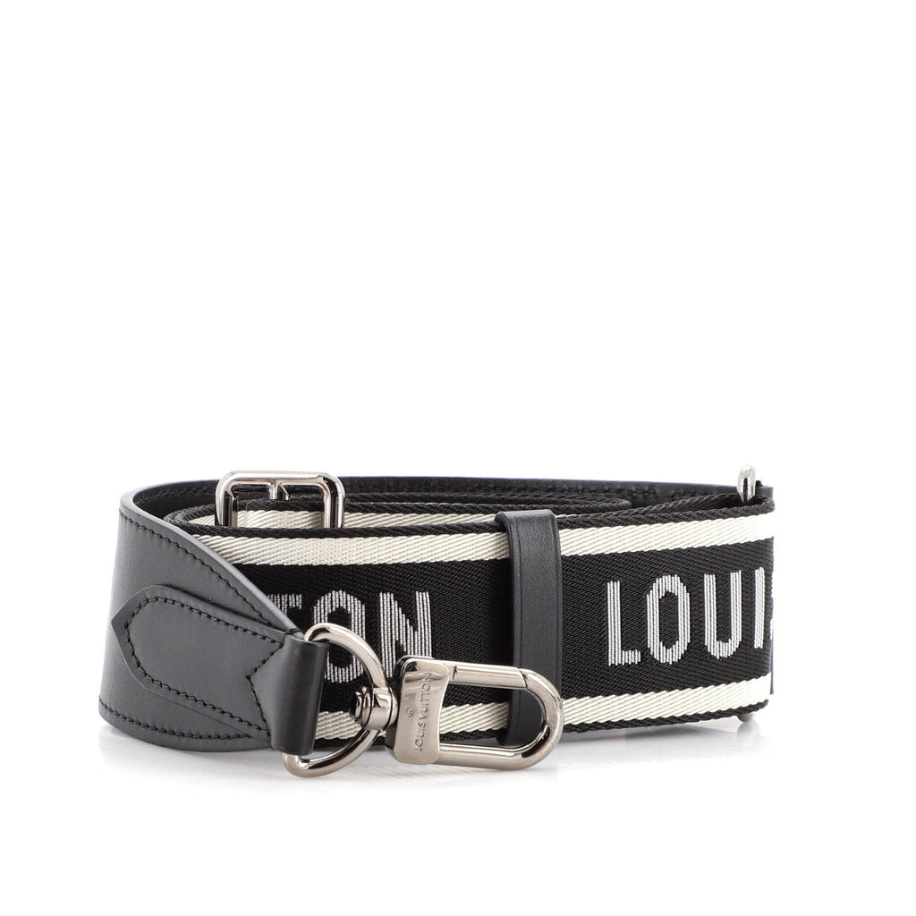 Louis Vuitton Sporty Logo Bandouliere Strap Jacquard Black 1385541