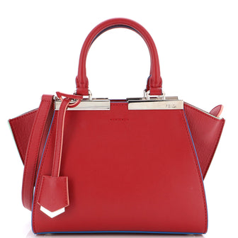Fendi 3Jours Bag Leather Mini Red 2159501