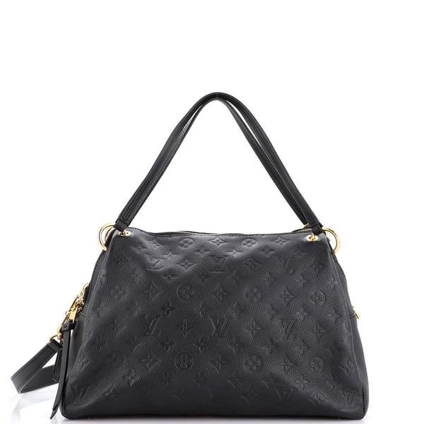 Louis Vuitton Ponthieu Handbag Monogram Empreinte Leather PM Black 2160261