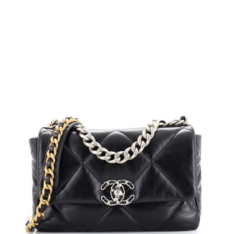 Chanel 19 Flap Bag Quilted Leather Medium