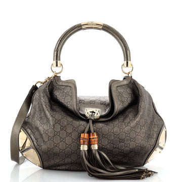 Gucci Indy Hobo Guccissima Leather Large