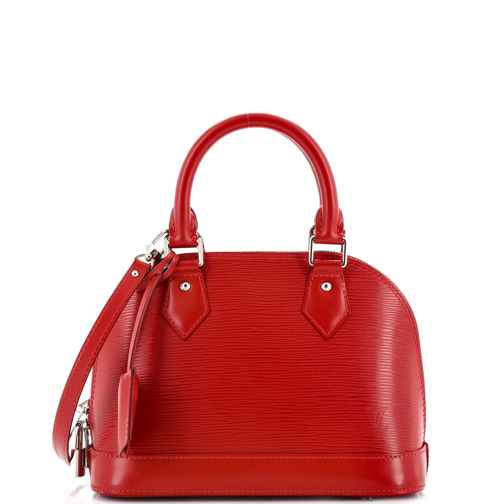 Louis Vuitton Alma Handbag Epi Leather Bb Red 63290506