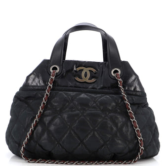 Chanel In The Mix Tote Quilted Iridescent Calfskin Medium