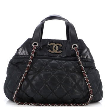 Chanel In The Mix Tote Quilted Iridescent Calfskin Medium