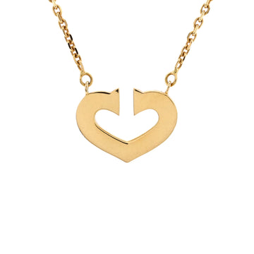Cartier C Heart de Cartier Pendant Necklace 18K Yellow Gold