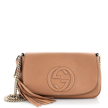 Gucci Soho Chain Crossbody Bag (Outlet) Leather Medium