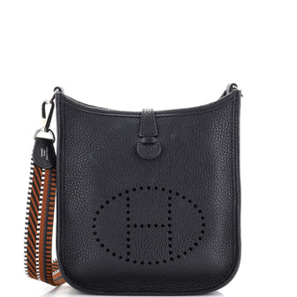 Hermes Long Strap Evelyne Bag Clemence TPM