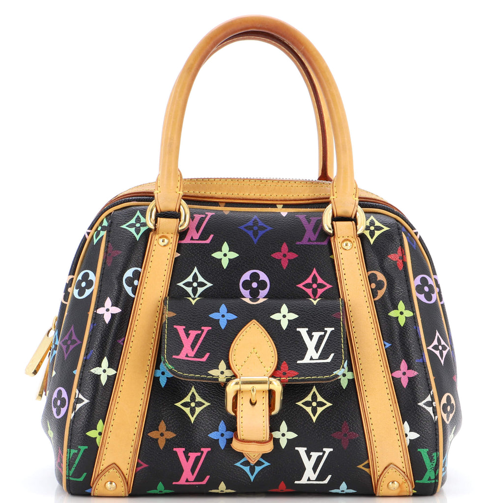 Louis Vuitton Priscilla Multicolour Canvas Handbag (Pre-Owned