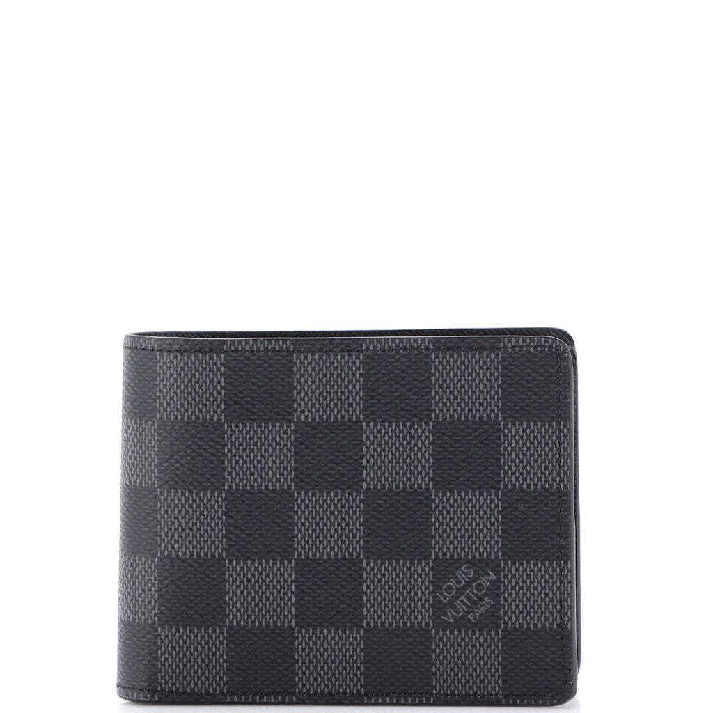 Louis Vuitton Slender Wallet Damier Graphite Black 2161361