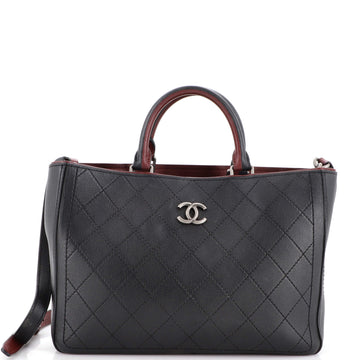 Chanel CC Shopping Tote Stitched Bullskin Medium
