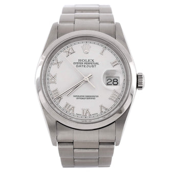 Rolex Oyster Perpetual Datejust Automatic Watch Stainless Steel 36